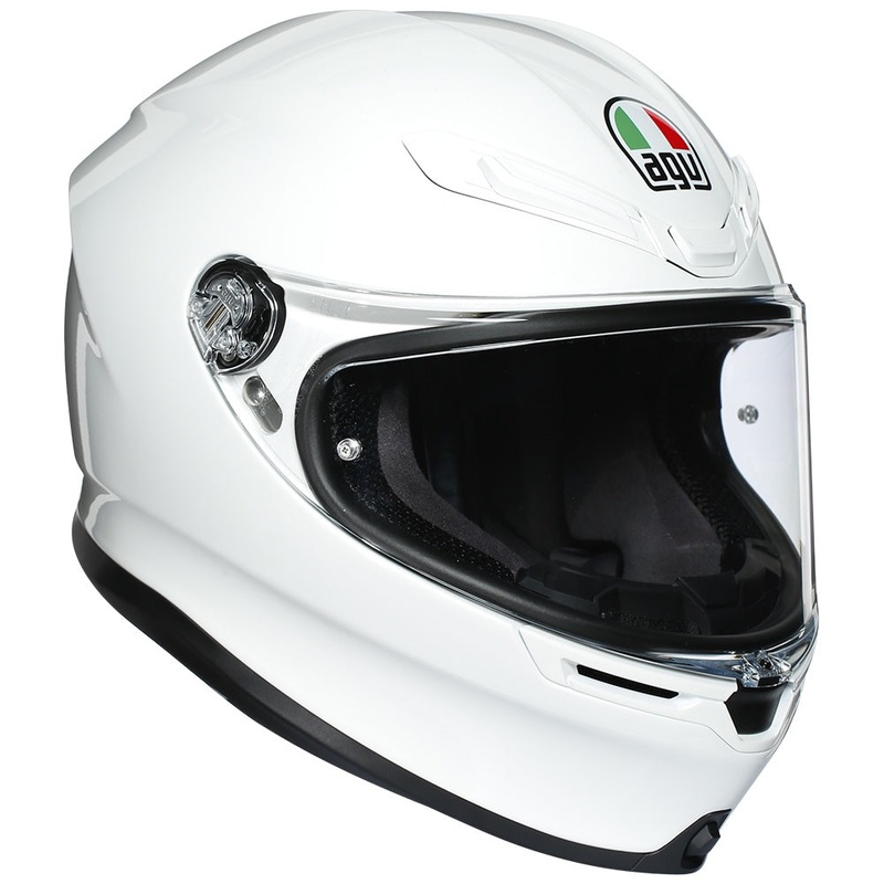 AGV K6 Road Helmet – White|White|S 55-56cm|MS 57-58cm|ML 59-60cm|L 60-61cm|XL 61-62cm