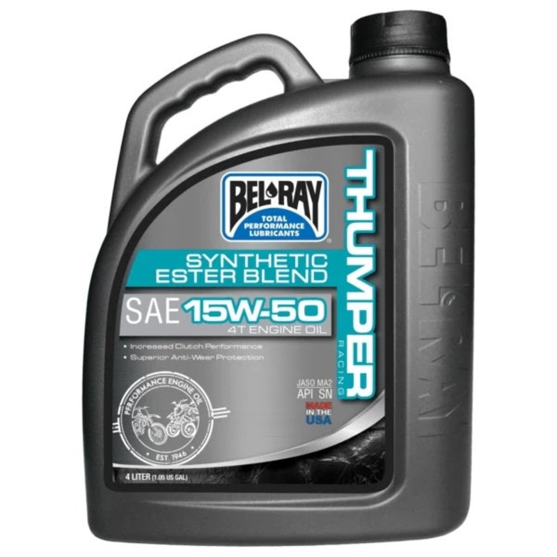 BelRay Thumper Racing Synthetic Ester Blend 4T Engine Oil 15W50 4L