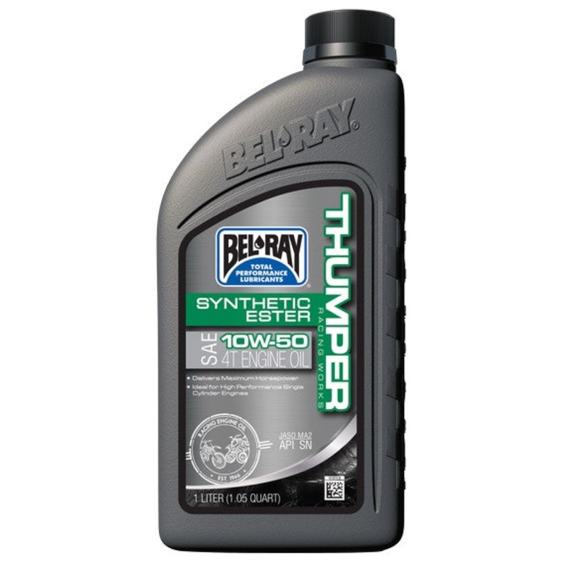**BelRay Thumper Racing Works Synthetic Ester 4T Engine Oil 10W50 1L