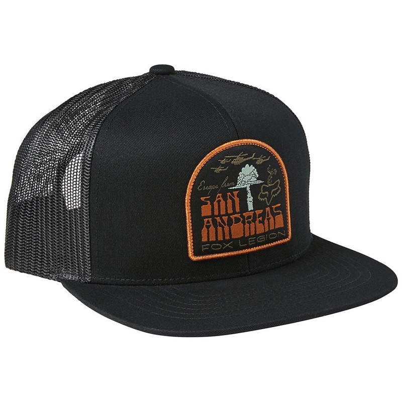 FOX Replical Snapback Hat|Black|Adult