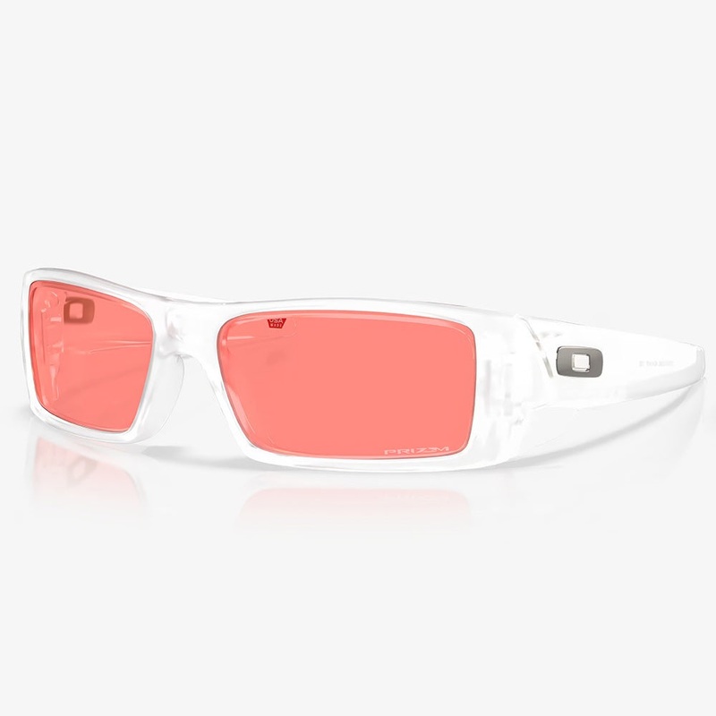 Oakley Gascan Sunglasses – Matte Clear w PRIZM Peach Lens