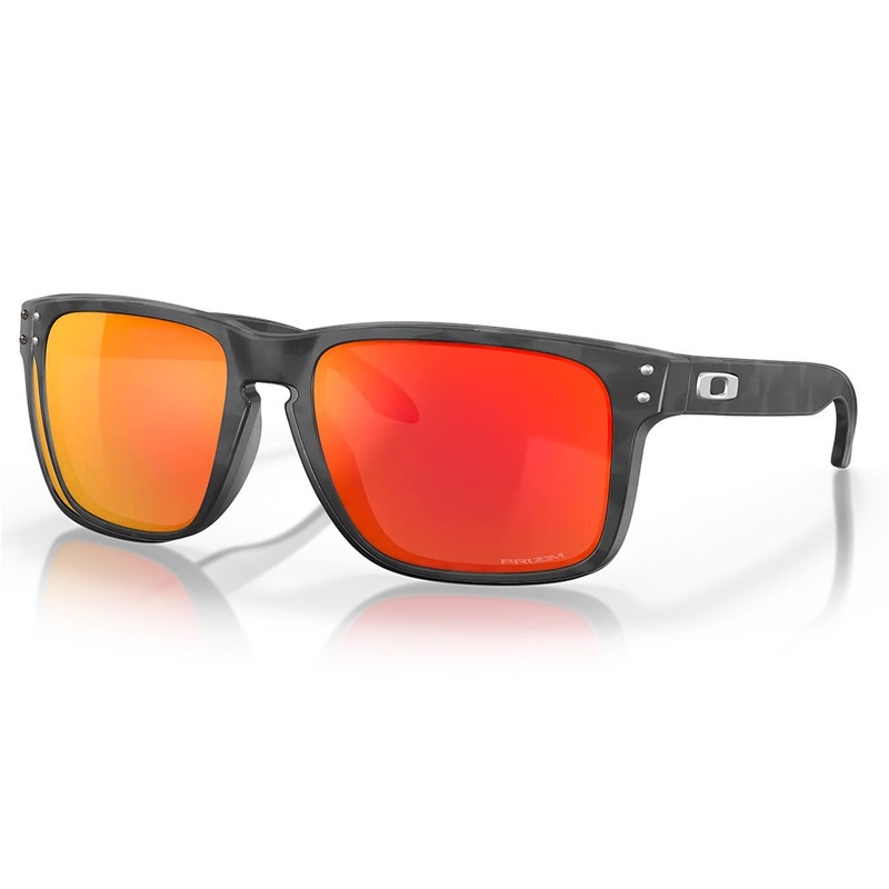 Oakley Holbrook XL Sunglasses – Matt Black Camoflauge w PRIZM Ruby Lens