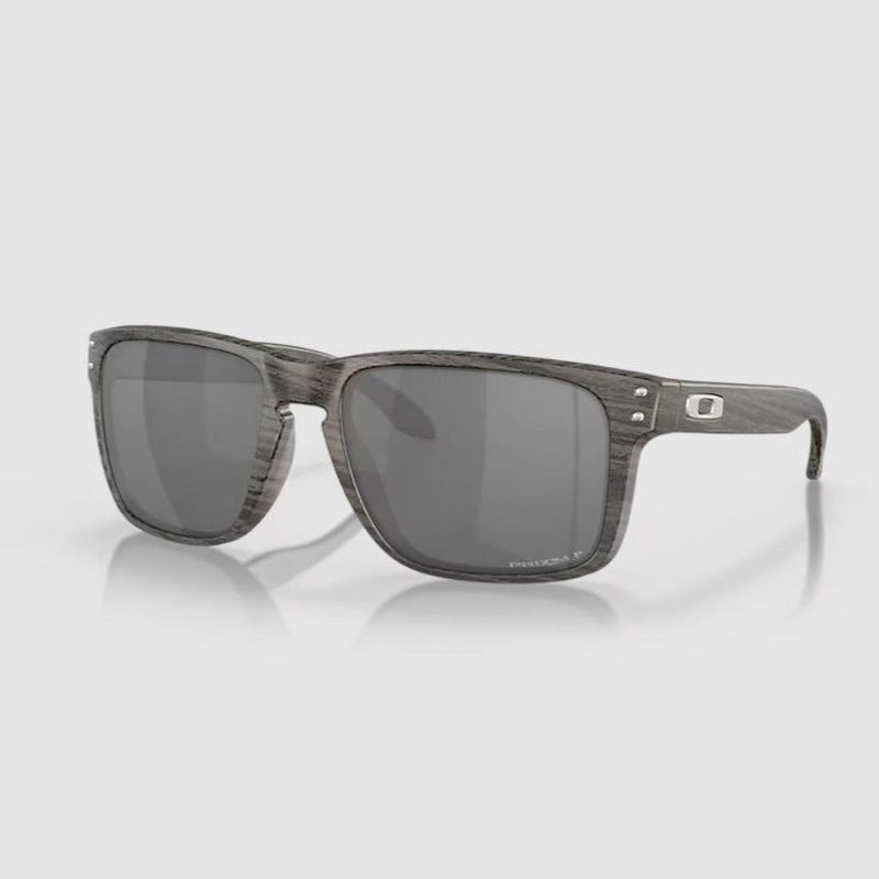Oakley Holbrook XL Sunglasses – Woodgrain Frame w PRIZM Black Polarized Lens