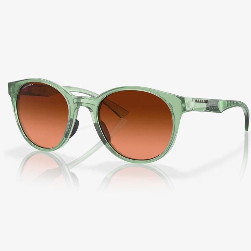 Oakley Spindrift Sunglasses – Transparent Jade w PRIZM Brown Gradient Lens
