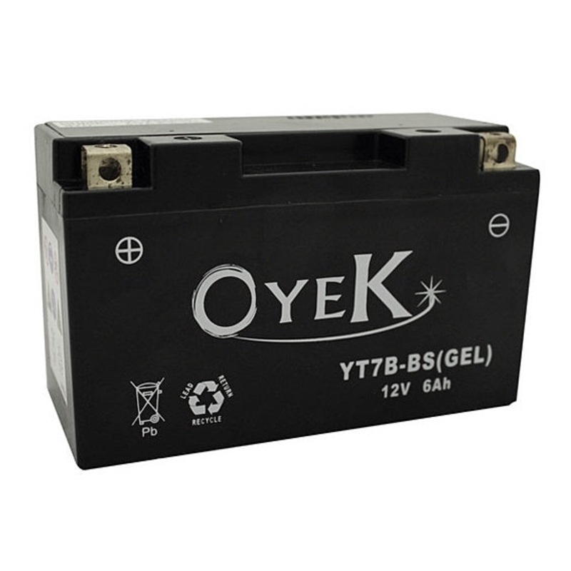 OYEK Battery Gel Motorcycle Battery – YTX7L-BS