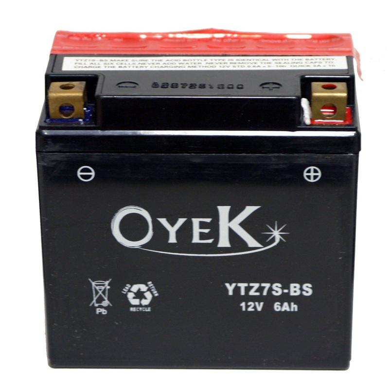 OYEK Battery Gel Motorcycle Battery – YTZ7S