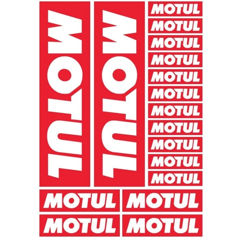 MOTUL Logo Sticker Sheet|Colour N/A|Size N/A