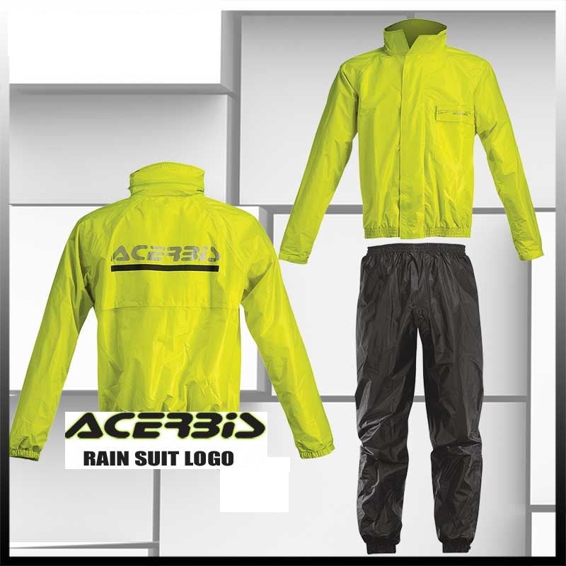 ACERBIS Rain suit, 2pc|Black/Yellow|XS|S|M|L|XL|XXL|3XL