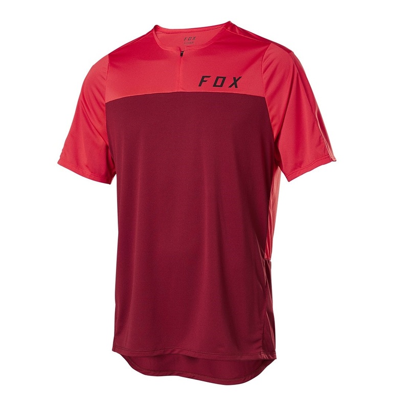 FOX Flexair Zip SS Adult Jersey