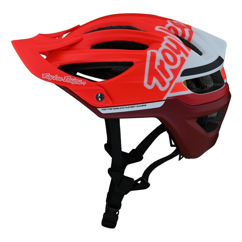 Troy Lee Designs A2 AS MIPS SILHOUETTE RED Adult Helmet