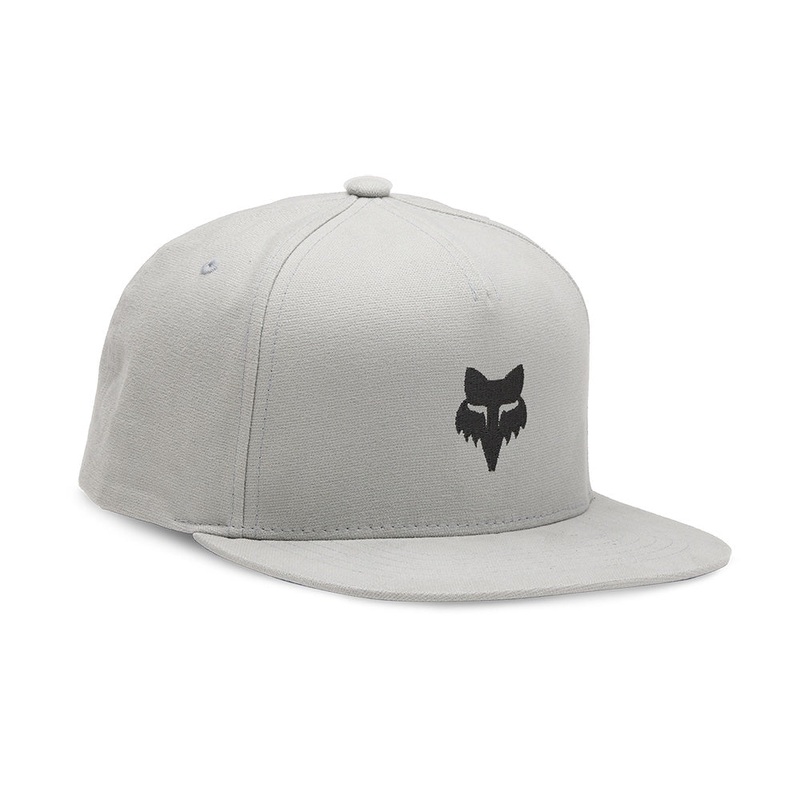 FOX Head Snapback Hat|Steel_Grey|Adult