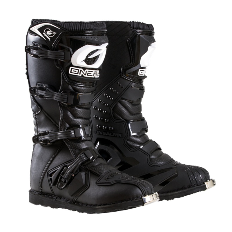 **O’NEAL Rider Youth MX Boots|Black|Black/Hivz|Black/Pink|US1 / EU33|US2 / EU34|US3 / EU35|US4 / EU36|US5 / EU37