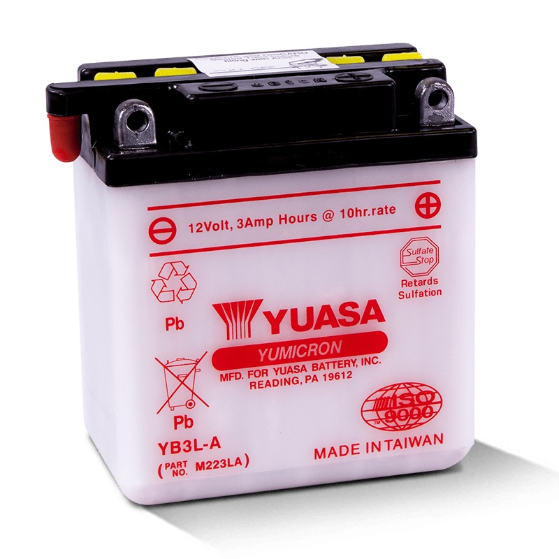 YUASA Motorcycle Battery – YB3L-A