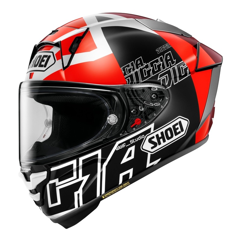 Shoei X-SPR Pro Diggia 2 Road Helmet – Black / Red / White