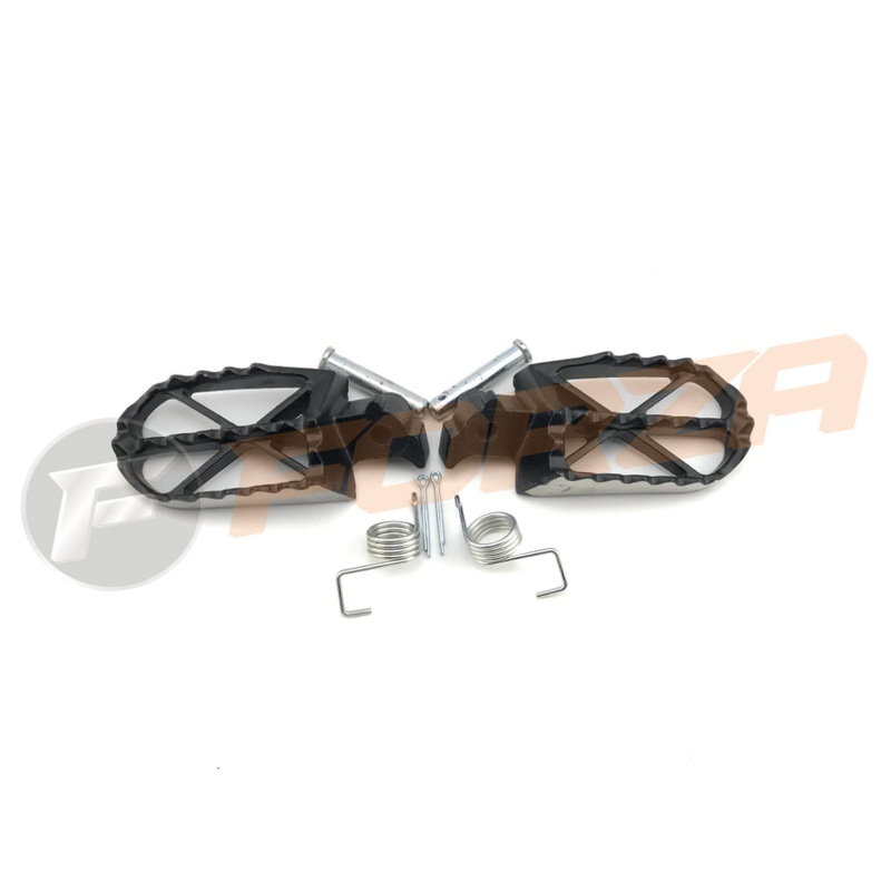FMX 140 140R 140BF 150F 230F Pro Stainless Steel Foot Pegs (Pair w/Spring)