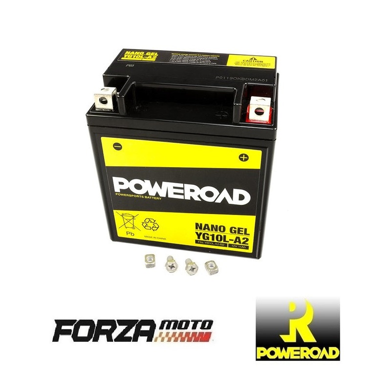 POWEROAD Nano Gel Motorcycle Battery – CYG10LB2 (fit YB10LB2)