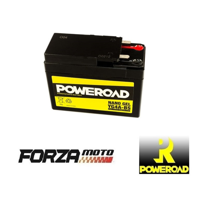 POWEROAD Nano Gel Motorcycle Battery – CYG4ABS (fits YTR4A-BS)
