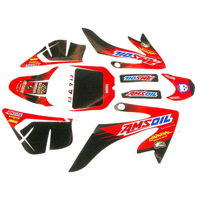 CRF50 Style Graphic kit|Amsoil|DC|Famous Star|Honda Sobe|Monster Energy|One Industry|Red Bull|Sikspak|Suzuki Makita|Size N/A