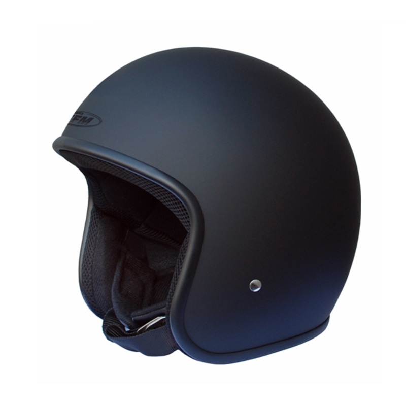 FFM Jetpro 2 Open Face Helmet|Matt Black|Black|White|Blue|S 55-56cm|M 57-58cm|L 59-60cm|XL 61-62cm|XXL 63-64cm