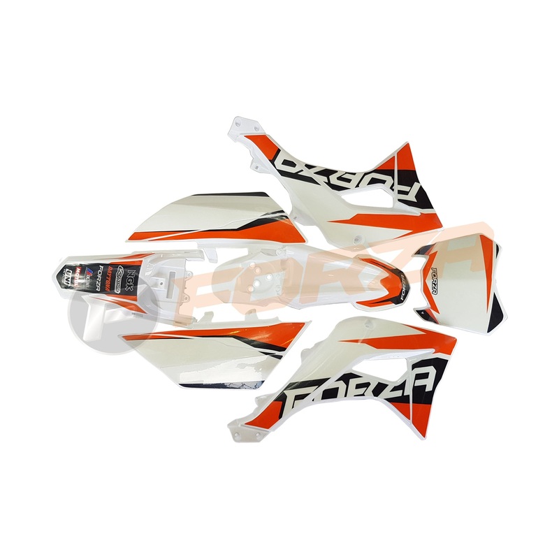 FMX 70 FMX 90 FMX 110 TS Style White Plastic & Stickers Kit 2021-NOW