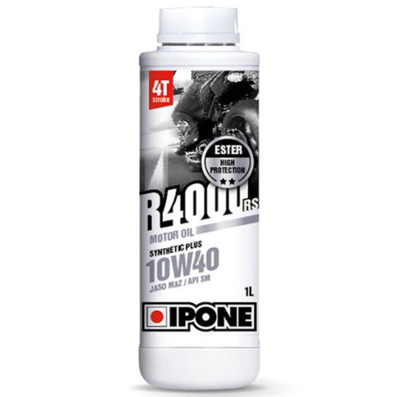 IPONE 4T R4000 RS 10W40 Semi Synthetic Oil 1L, Made in France
