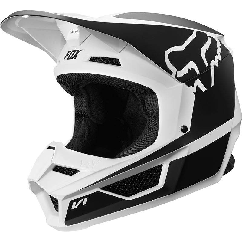 FOX V1 PRZM Youth MX Helmet|Black/White|Orange|Pink|YM 49-50cm|YL 51-52cm|YS 47-48cm