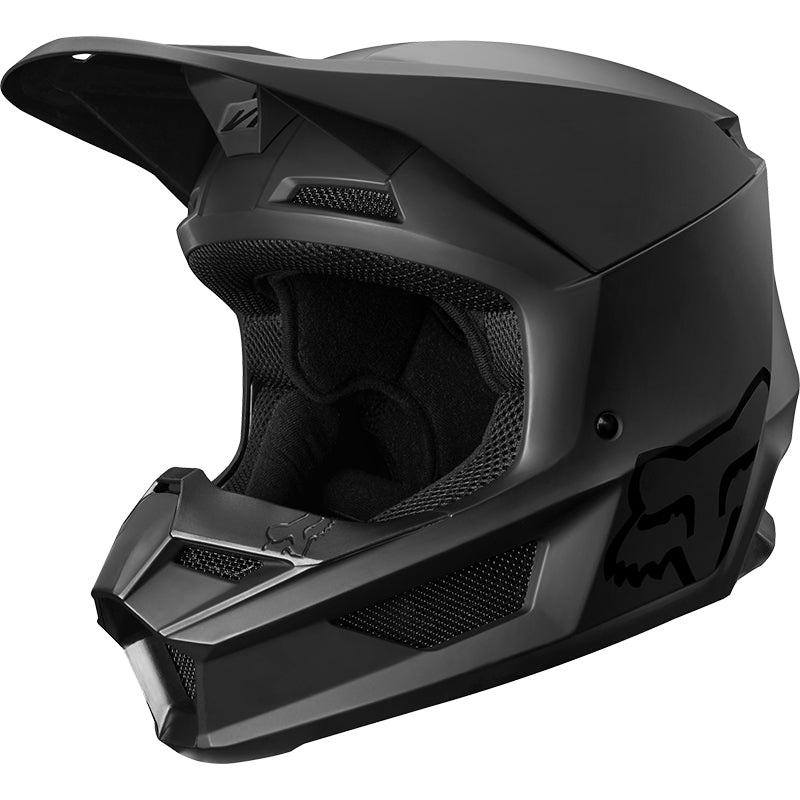 FOX V1 Youth II MX Helmet|Matt_Black|YS 47-48cm|YM 49-50cm|YL 51-52cm