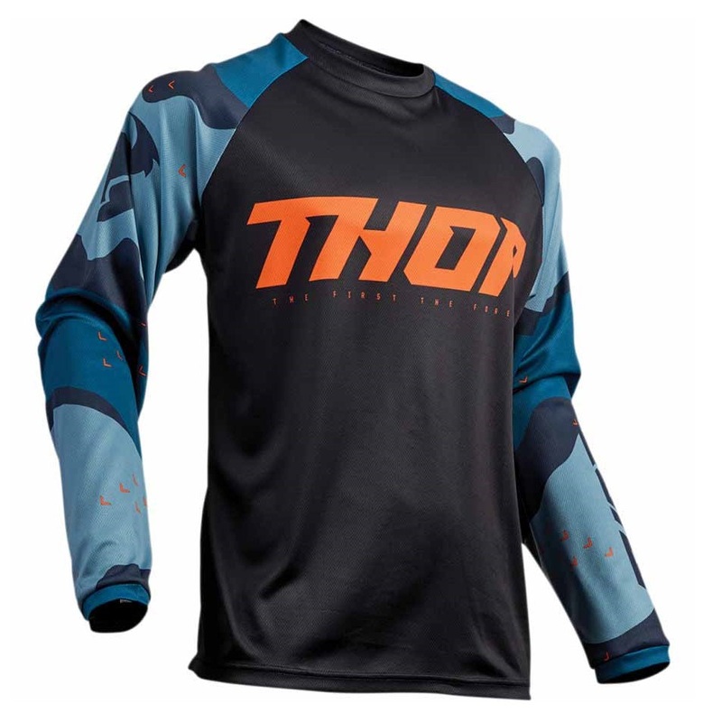 THOR Sector Adult MX Jersey|Camo_Blue|Camo_Grey|S|M|L|XL|XXL
