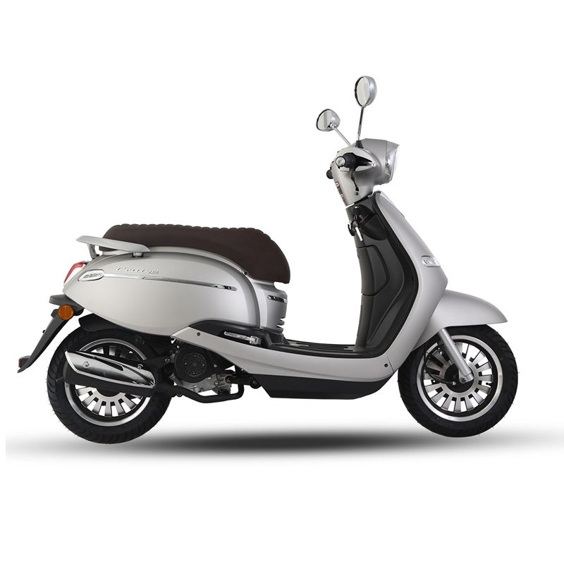 Cruise 50|Metallic Gray|Matt Black|49 cc