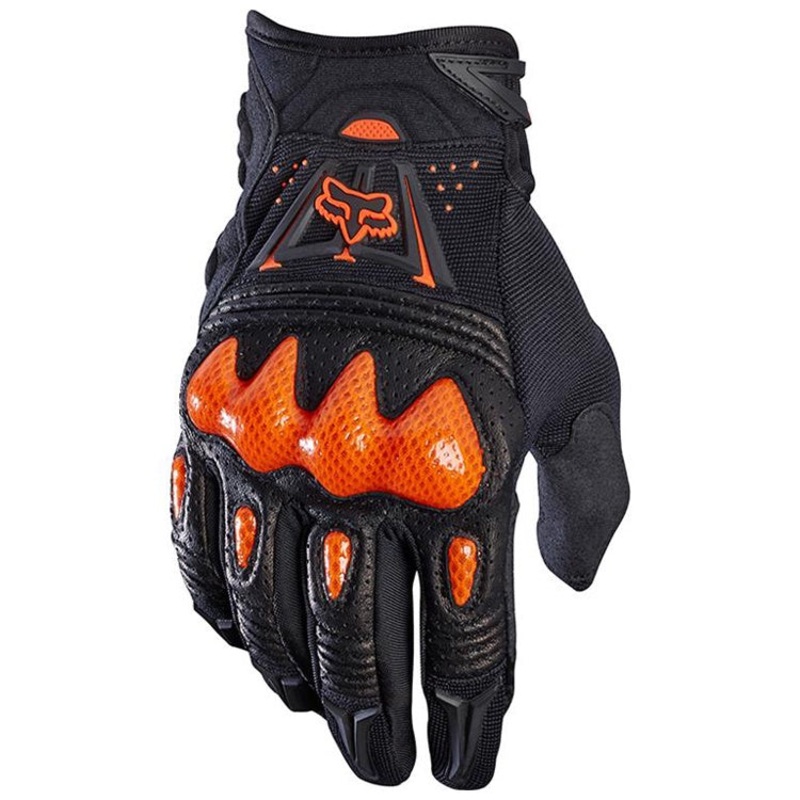 Fox Bomber Adult MX Gloves|Black/Orange|Flo_Orange|S|M|L|XL|XXL