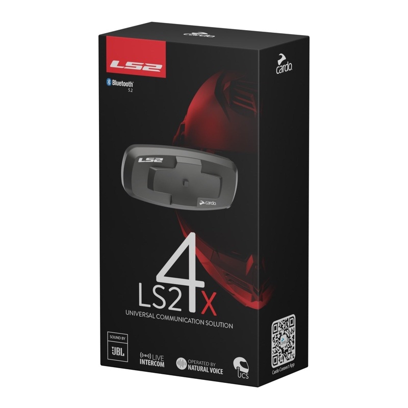LS2 4X Bluetooth Intercom by Cardo – Single