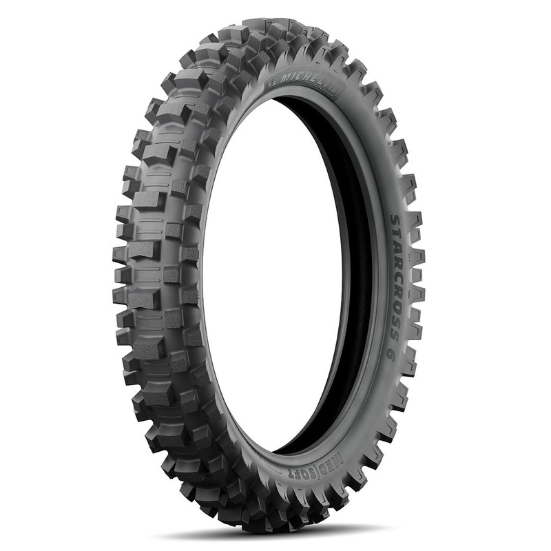 MICHELIN Starcross 6 Medium Soft Rear 19 inch Bias 62M MX Tyre (110/90-19)