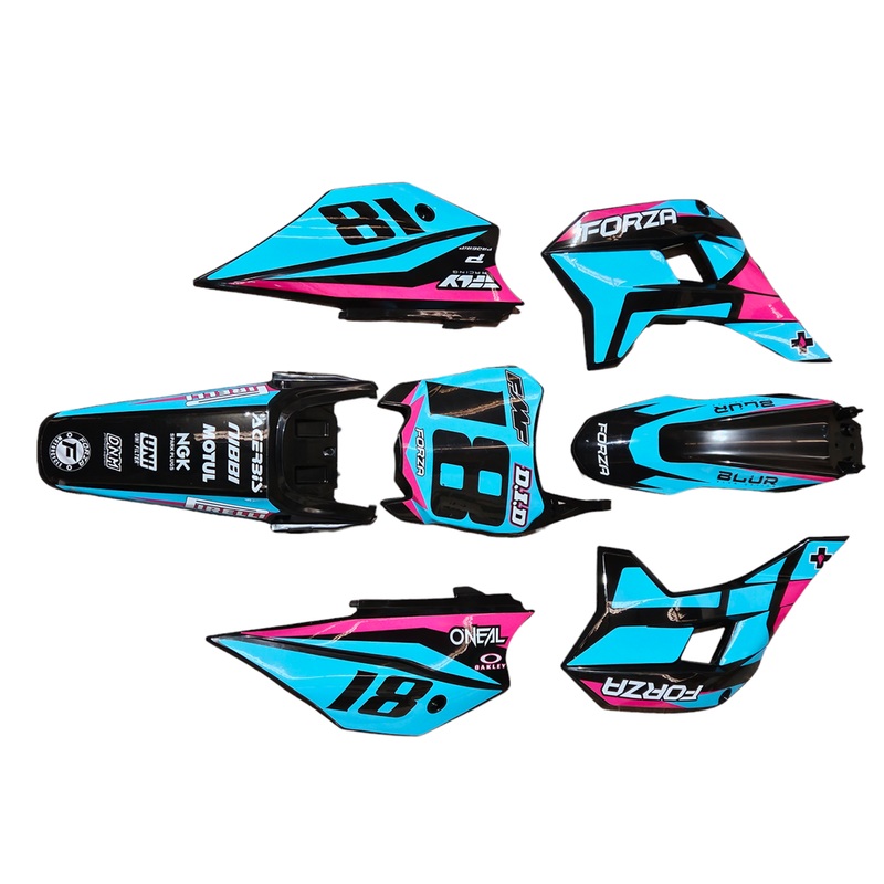 Aftermarket KRZ Style Plastic & Graphic Kit – 18 Years Limited Edtion