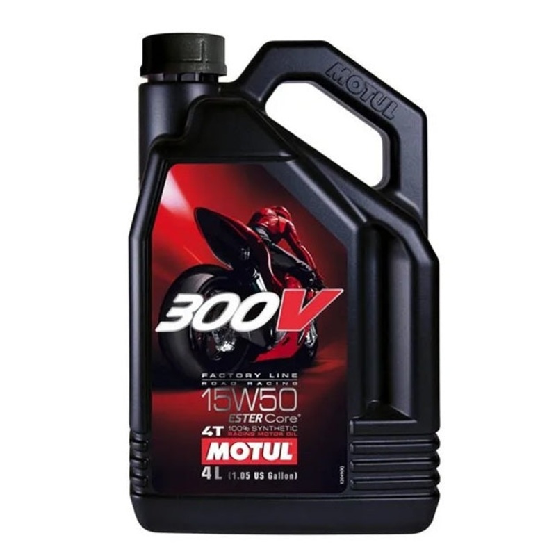 MOTUL 300V 4T Fully Synthetic Road Racing 15W50 4L