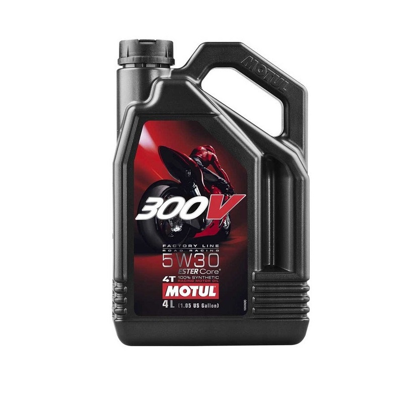 MOTUL 300V 4T Fully Synthetic Road Racing 5W30 4L