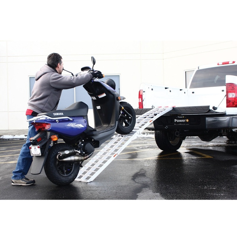 Fly Racing Curved Aluminum Folding Ramp 88 X 11.25