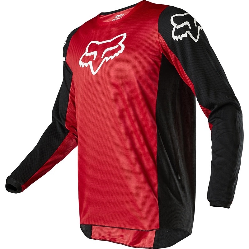 FOX 180 PRIX Adult MX JERSEY|Flame_Red|S|M|L|XL|XXL