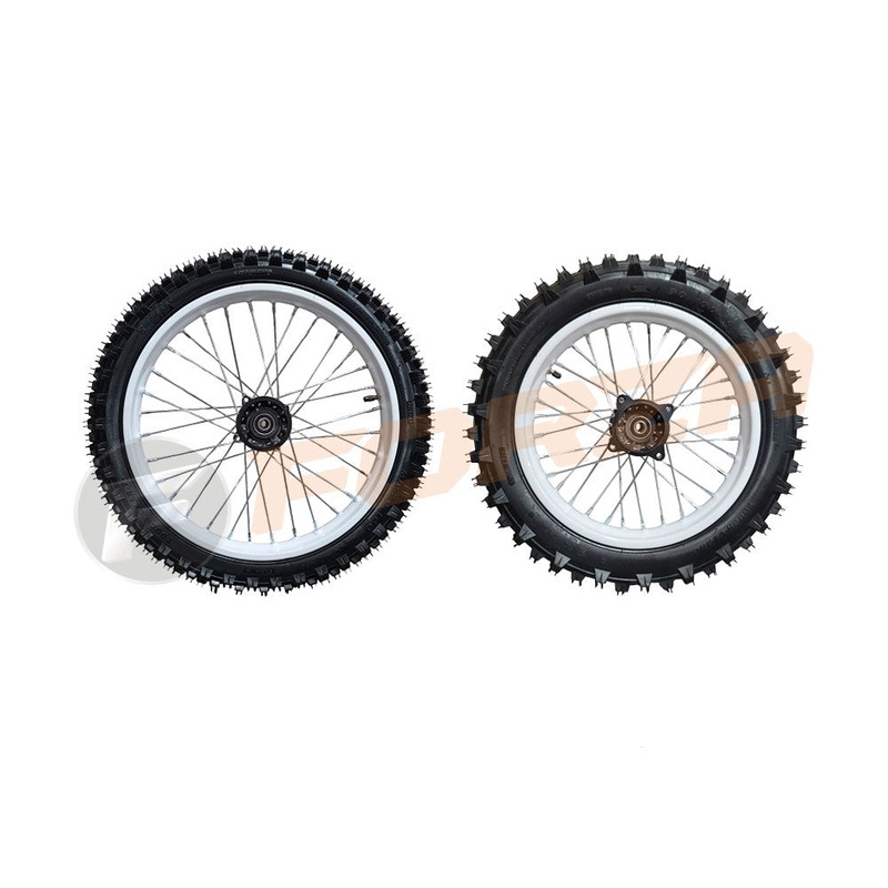 Aftermarket 17 inch & 14 inch Disc Steel Wheel Set with Tyre & Tube