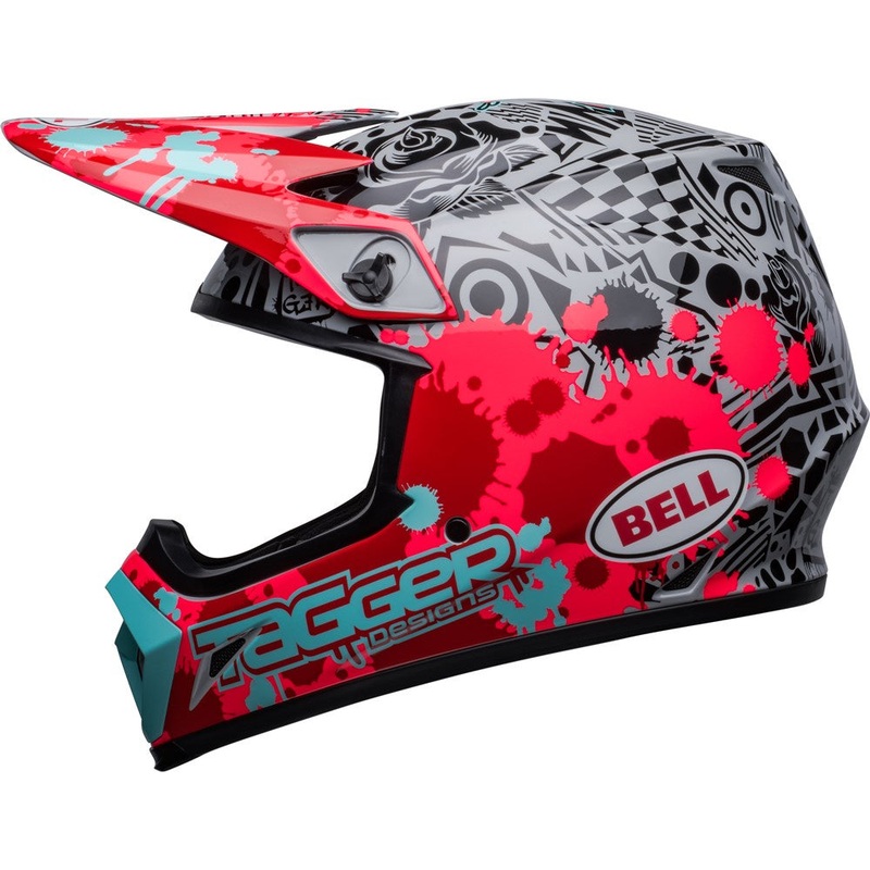 BELL MX-9 MIPS Tagger Splatter Adult MX Helmet