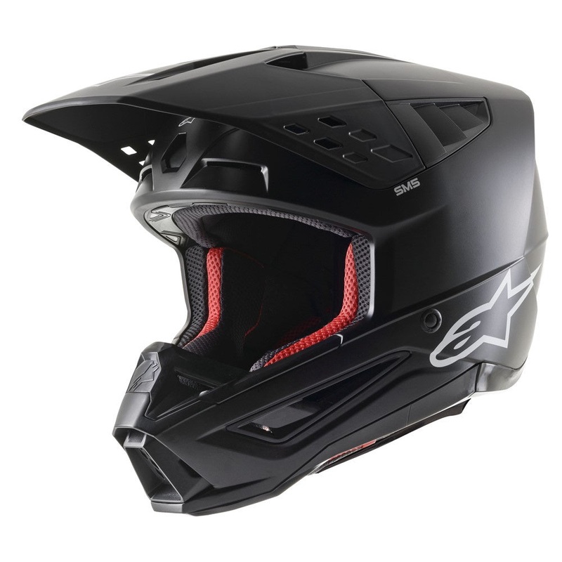 **Alpinestars S-M5 Solid Adult MX Helmet