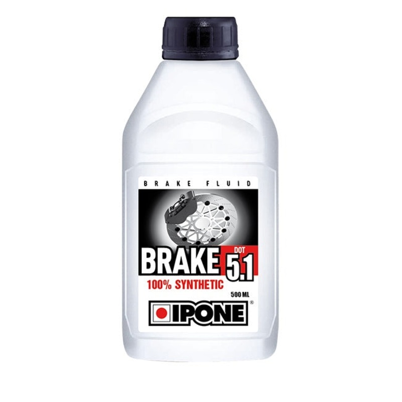 IPONE DOT 5.1 Brake & Clutch Fluid 100% Synthetic 500ml, Made in France