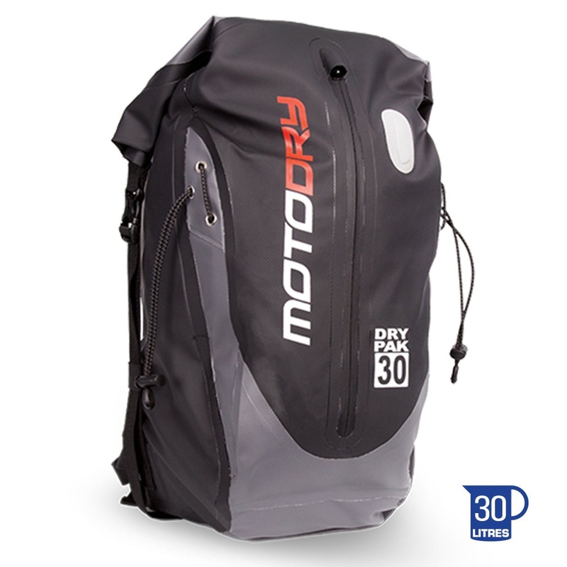 MOTODRY Drypack WP Backpack|Black|30L