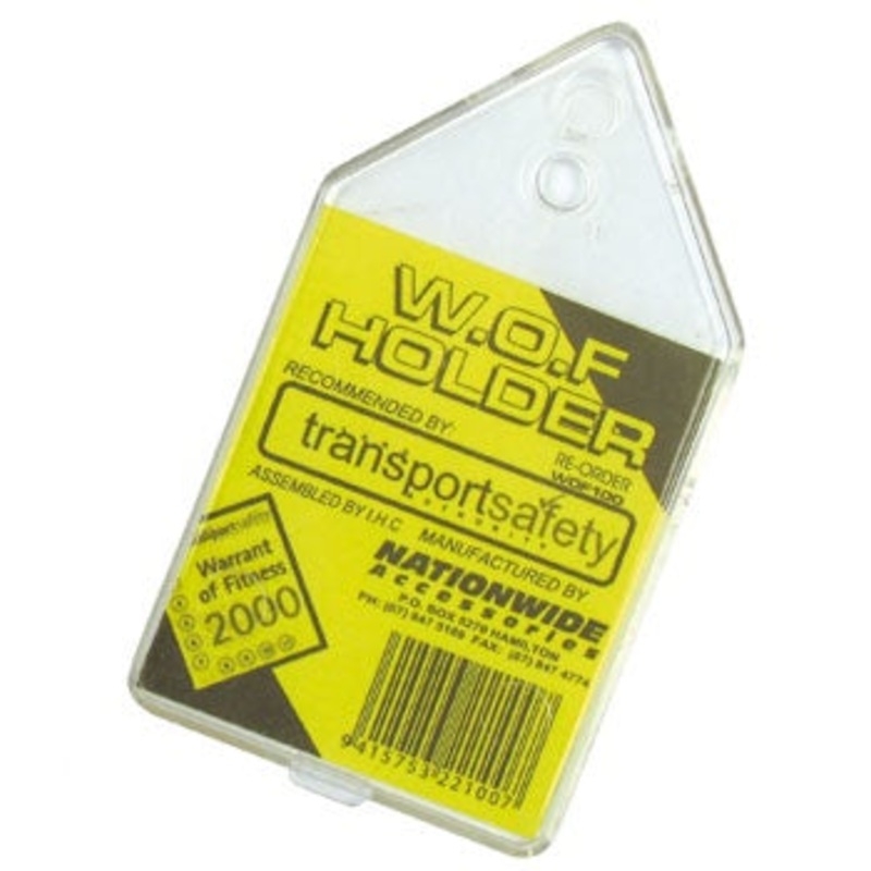 WOF Holder|Colour N/A|Size N/A