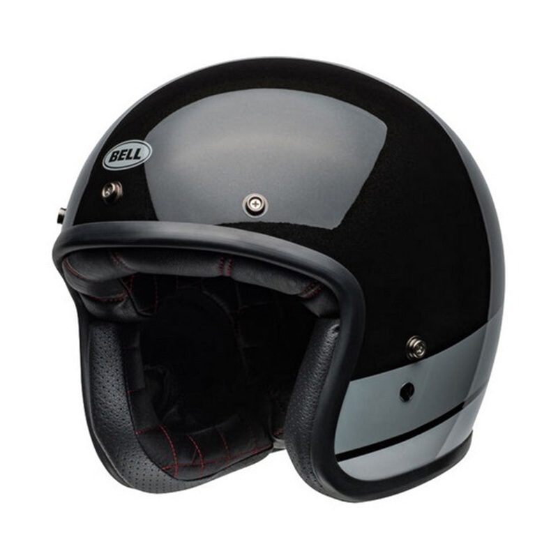 BELL Custom 500 Apex Black Flake Open Face Road Helmet
