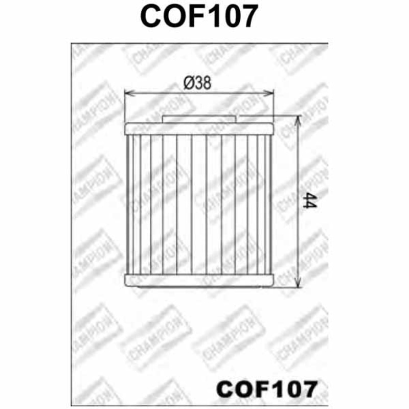 Champion Oil Filter – COF017 (HF117) – Honda