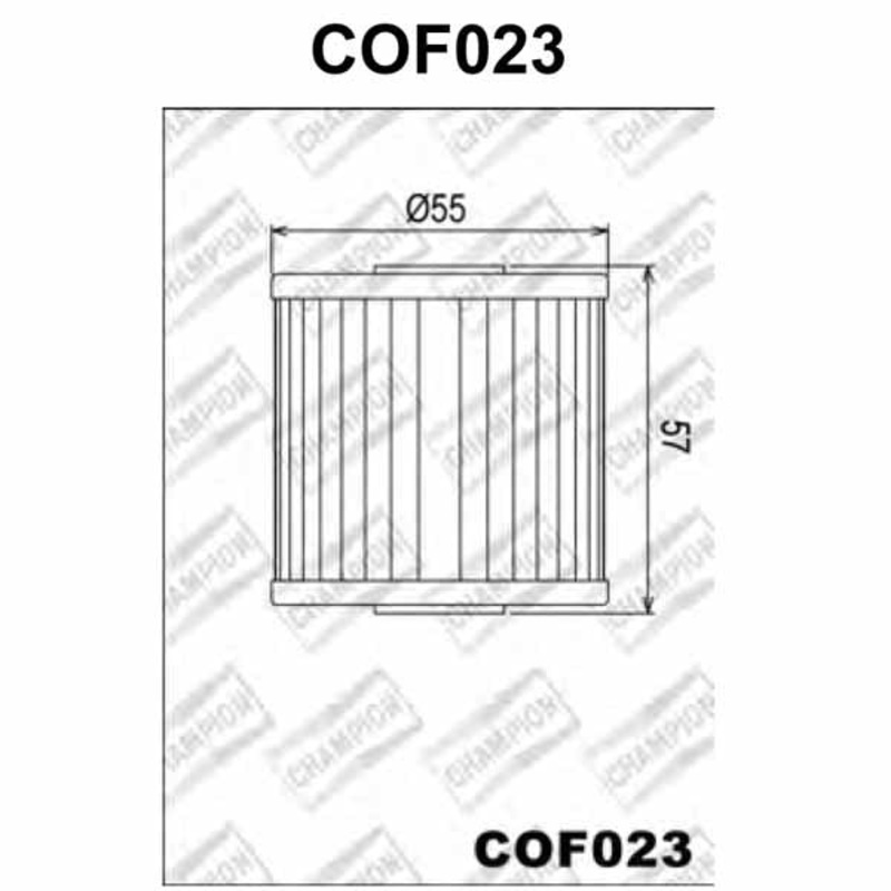 Champion Oil Filter – COF023 (HF123) – Kawasaki