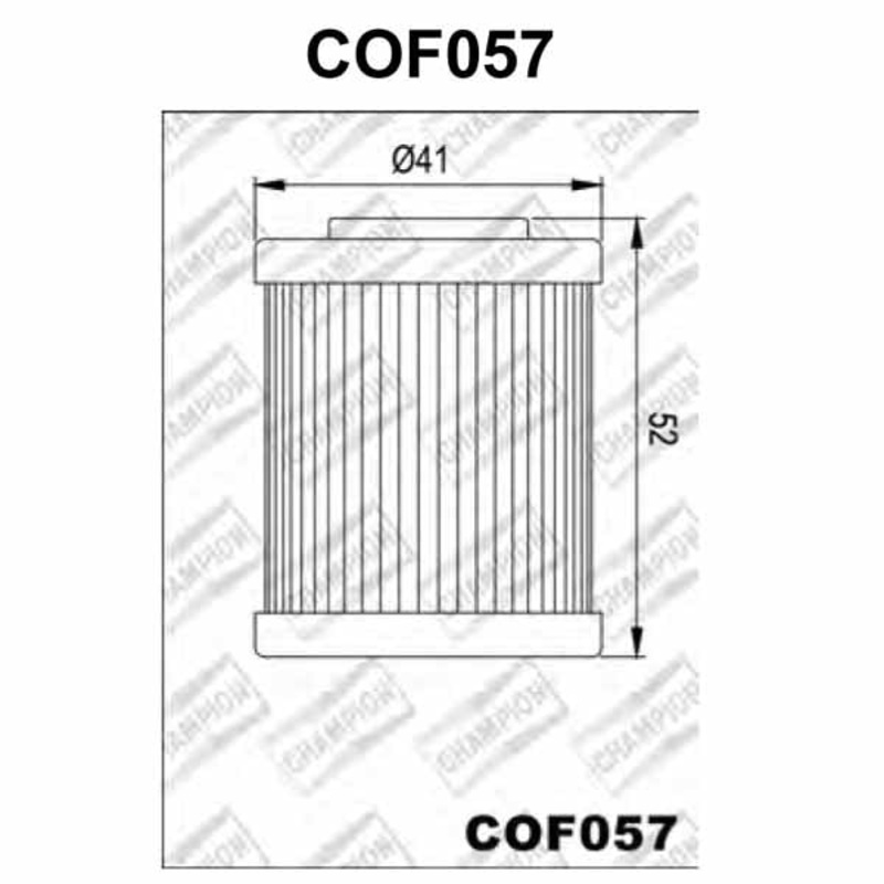 Champion Oil Filter – COF057 (HF157) – KTM