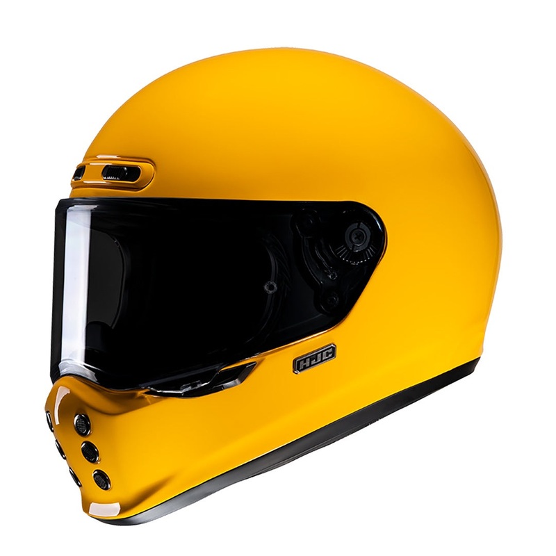 HJC V10 Deep Yellow Road Helmet