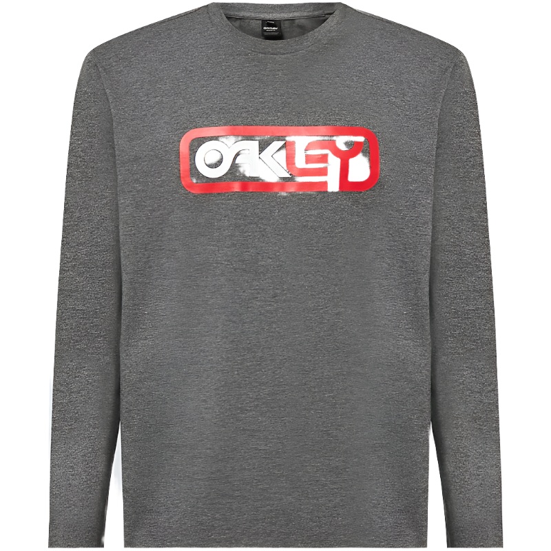 Oakley B1B Locked In L/S Tee – New Athletic Grey