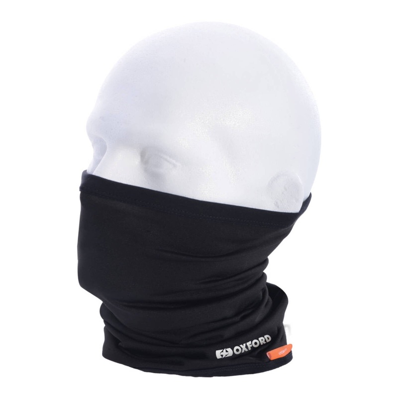 Oxford Neck Tube Lycra|Black|One Size